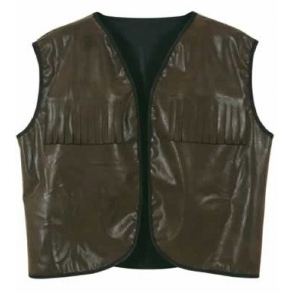 Brown Cowboy Vest Men's Cowboy Costumes
